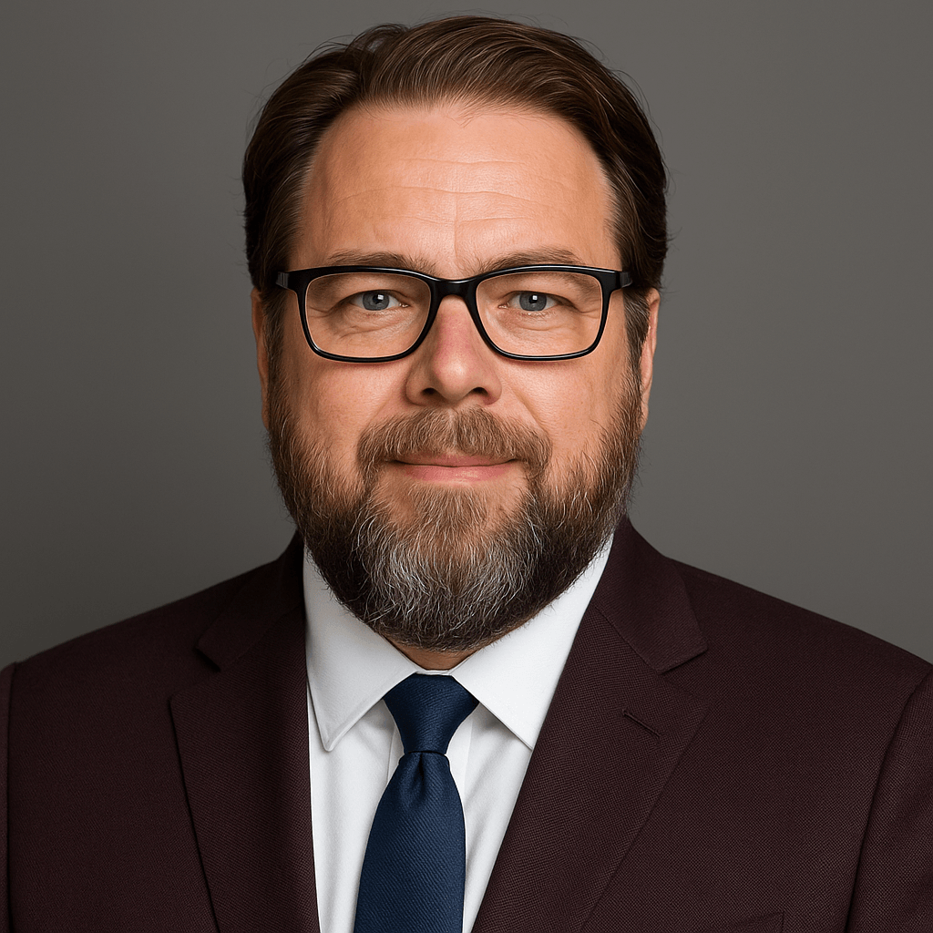 After - Corporate headshot created by HeadStudio.ai