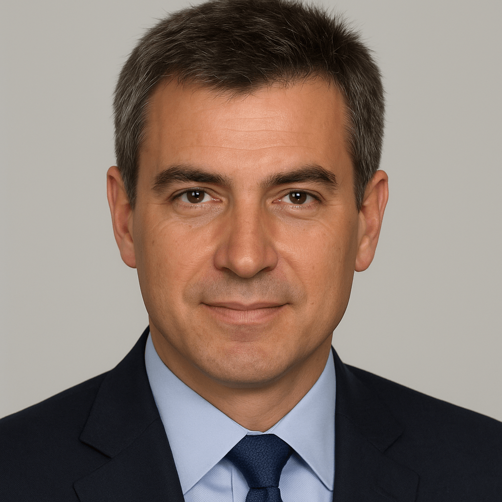 After - Professional LinkedIn photo transformation example