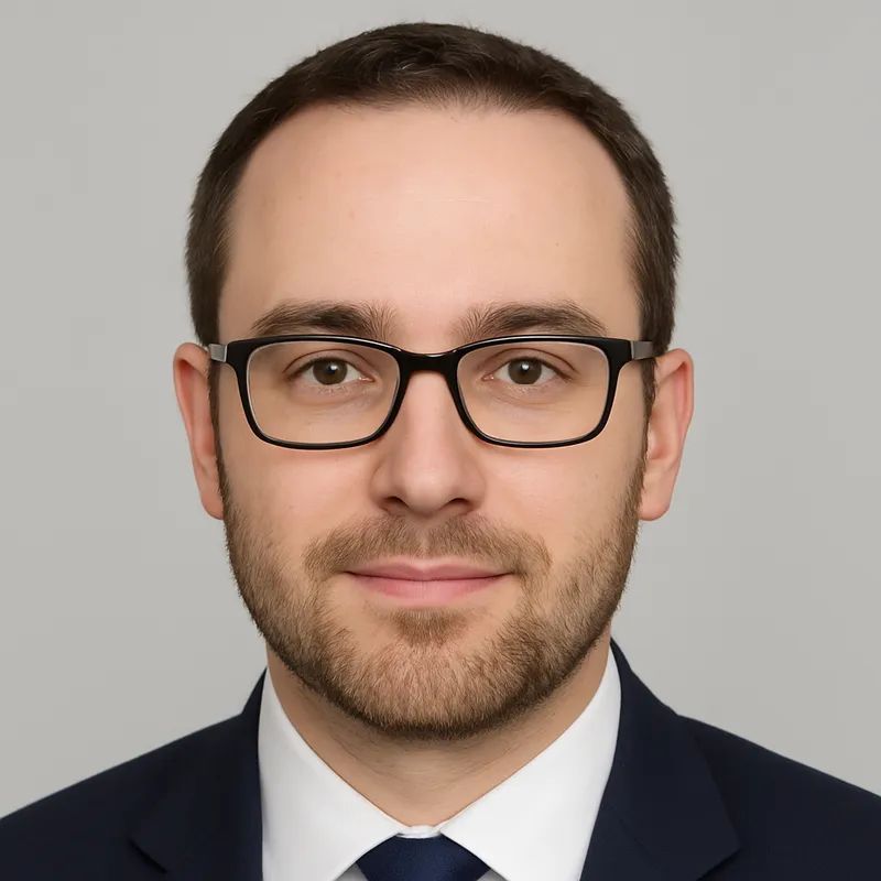 AI-generated professional corporate headshot for LinkedIn 6